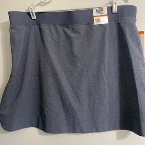 Heather Blue/Grey Plus Size Skort NWT  XXL